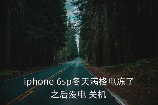 iphone 6sp冬天滿格電凍了之后沒電 關(guān)機(jī)