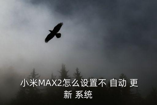  小米MAX2怎么設(shè)置不 自動(dòng) 更新 系統(tǒng)