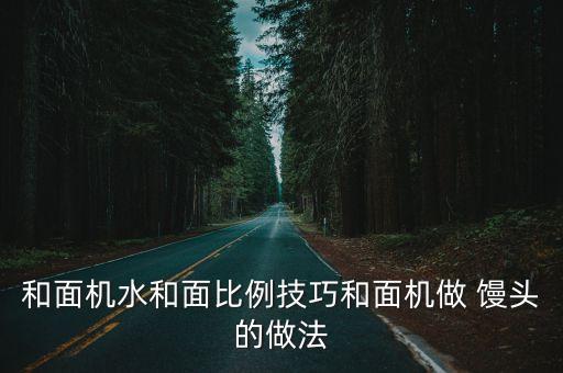 和面機(jī)水和面比例技巧和面機(jī)做 饅頭的做法