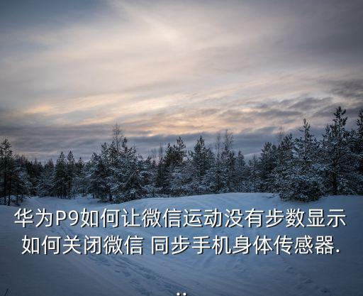華為P9如何讓微信運(yùn)動(dòng)沒有步數(shù)顯示如何關(guān)閉微信 同步手機(jī)身體傳感器...