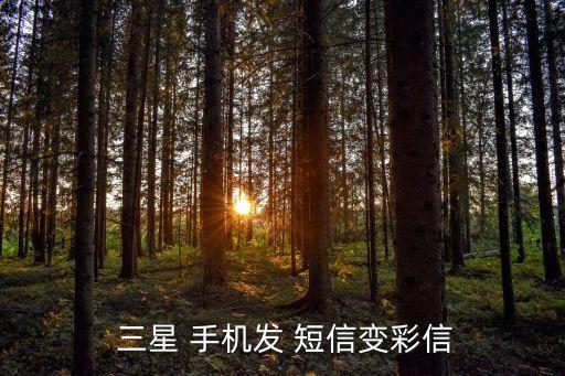  三星 手機(jī)發(fā) 短信變彩信