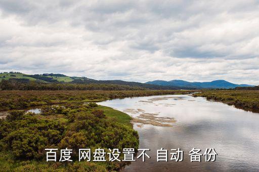  百度 網(wǎng)盤設(shè)置不 自動(dòng) 備份