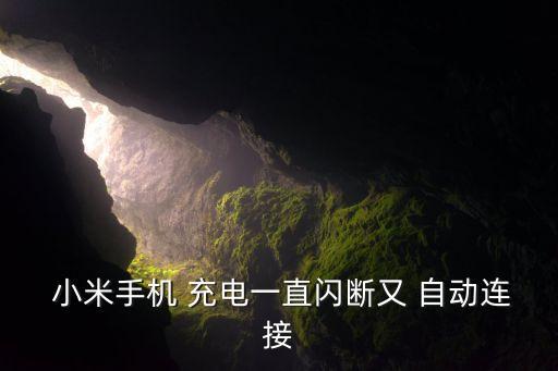 小米手機(jī) 充電一直閃斷又 自動(dòng)連接