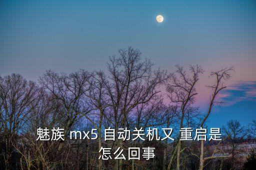  魅族 mx5 自動關(guān)機又 重啟是怎么回事