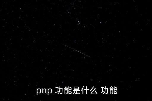  pnp 功能是什么 功能