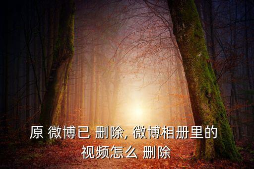 微博視頻自動刪除不了,如何瀏覽記錄刪除視頻open微博?