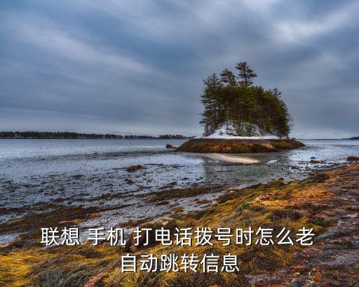 聯(lián)想手機(jī)自動打電話,手機(jī)出現(xiàn)病例怎么辦?