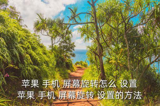 蘋果手機怎么設置自動轉(zhuǎn)屏幕,蘋果手機屏幕保護功能有待完善