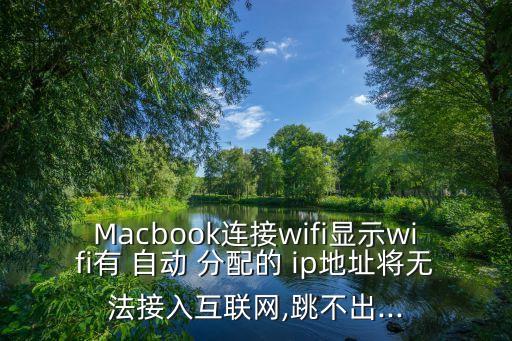 Macbook連接wifi顯示wifi有 自動(dòng) 分配的 ip地址將無法接入互聯(lián)網(wǎng),跳不出...