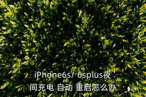 蘋果6splus經(jīng)常自動(dòng)重啟是怎么回事,蘋果手機(jī)怎么重啟?