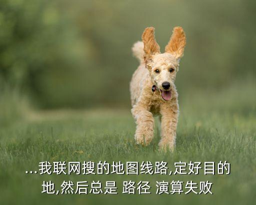 ...我聯(lián)網(wǎng)搜的地圖線路,定好目的地,然后總是 路徑 演算失敗