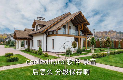 自動(dòng)分段錄音軟件,將您的錄音波形放入多個(gè)軌道請(qǐng)按2