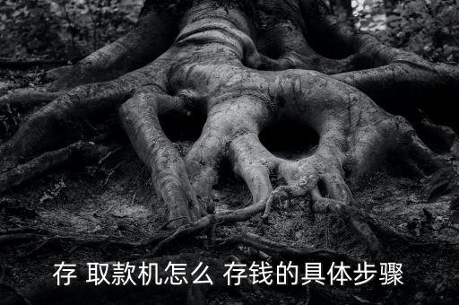 存 取款機怎么 存錢的具體步驟