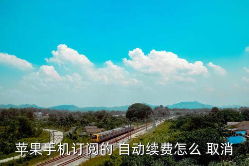 ios自動續(xù)訂怎么取消,蘋果手機自動續(xù)費怎么辦?