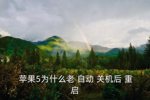  蘋果5為什么老 自動(dòng) 關(guān)機(jī)后 重啟