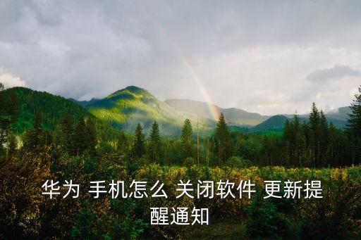 華為手機應用無法關閉自動更新,怎么進入系統(tǒng)更新?