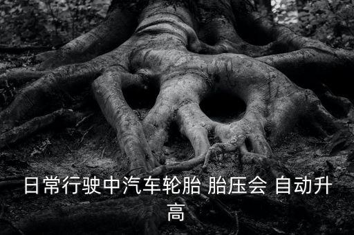 日常行駛中汽車(chē)輪胎 胎壓會(huì) 自動(dòng)升高