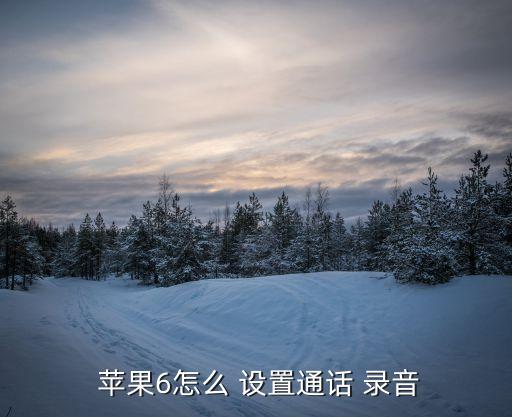 蘋果6怎么設(shè)置自動錄音,如何使用蘋果iphone錄音?