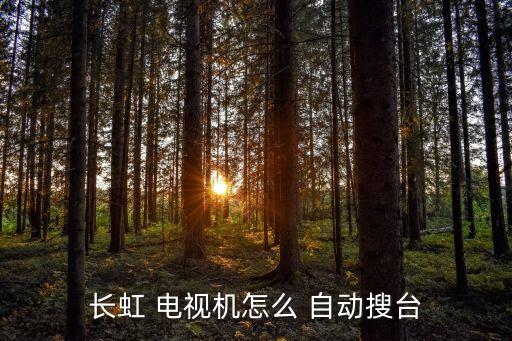 電視自動搜索按哪個鍵,電視機如何進(jìn)行天線信號搜索工作?