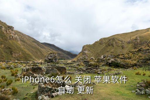 蘋果六怎么關(guān)閉自動更新,iphone如何自動更新?