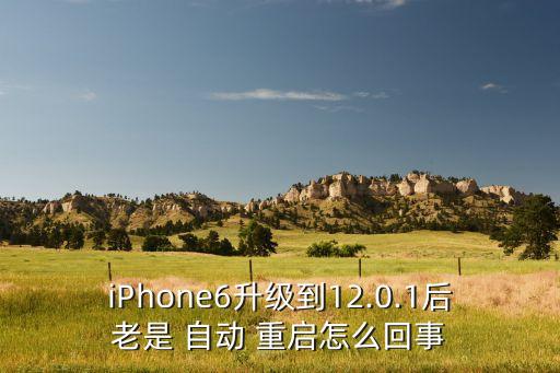 iPhone6升級(jí)到12.0.1后老是 自動(dòng) 重啟怎么回事