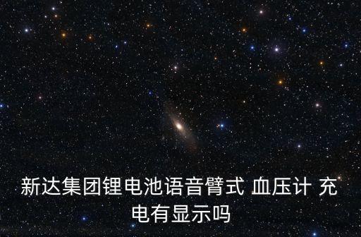 新達(dá)集團(tuán)鋰電池語(yǔ)音臂式 血壓計(jì) 充電有顯示嗎