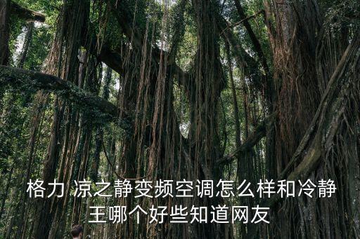 格力 涼之靜變頻空調(diào)怎么樣和冷靜王哪個好些知道網(wǎng)友