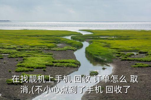 在找靚機上手機 回收 訂單怎么 取消,(不小心點到了手機 回收了