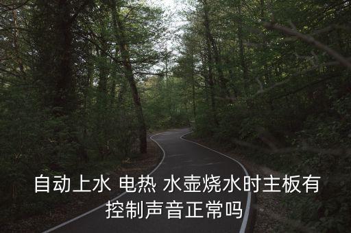 自動保溫電熱水壺,自動上水電水壺成為市場主流