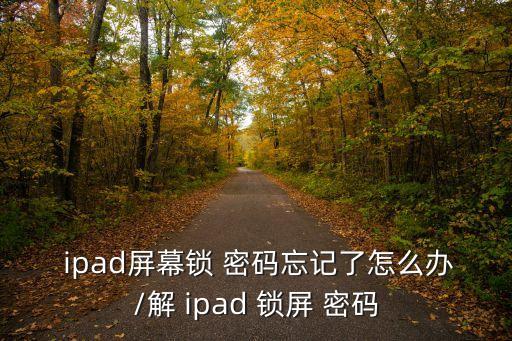 ipad怎么解除自動(dòng)鎖屏密碼,ipad為什么用-4鎖屏?