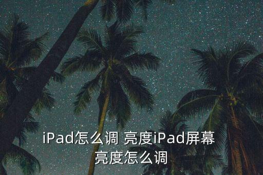 ipad的自動(dòng)亮度調(diào)節(jié),4)打開自動(dòng)亮度調(diào)節(jié)滑動(dòng)開關(guān)