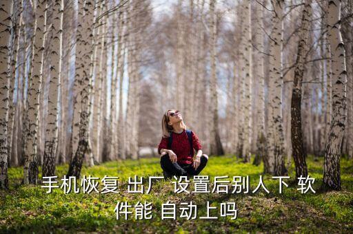 出廠設(shè)置 手機自動安裝軟件,nono手機怎么辦?