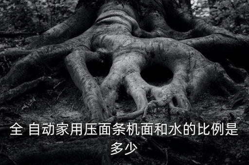 自動做面機(jī),全自動家用壓面機(jī)如何操作?