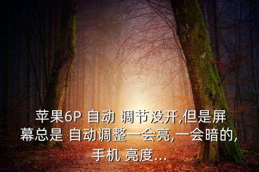 蘋果6p不自動調(diào)節(jié)亮度,設置-顯示和亮度-抬起喚醒關機即可