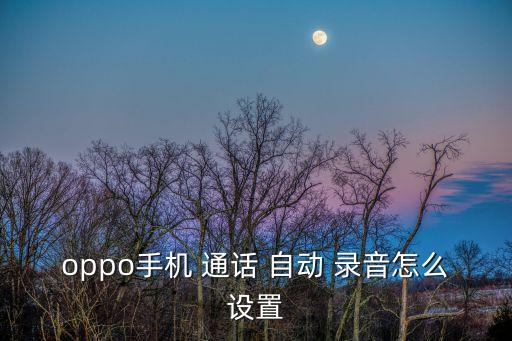 自動(dòng)通話(huà)錄音,如何使用通話(huà)錄音?