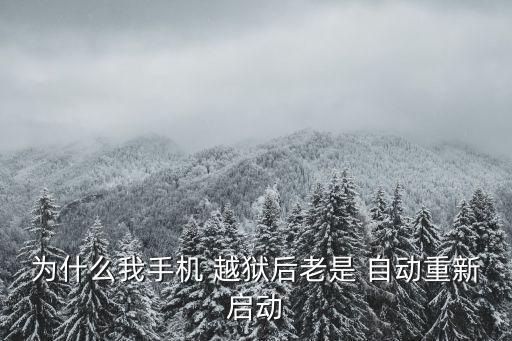 越獄充電自動重啟,三大問題之一蘋果手機或來不及越獄