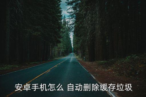  安卓手機(jī)怎么 自動(dòng)刪除緩存垃圾
