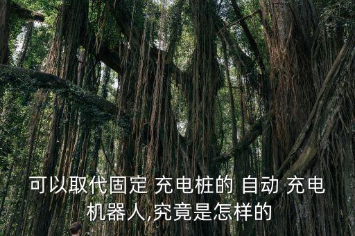 可以取代固定 充電樁的 自動 充電 機器人,究竟是怎樣的
