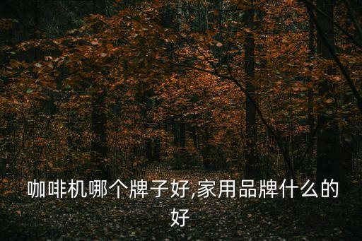 入門自動(dòng)咖啡機(jī)哪個(gè)好,咖啡機(jī)知多少?問與答（13）