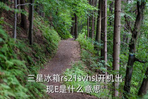  三星冰箱rs21svhsl開機(jī)出現(xiàn)E是什么意思