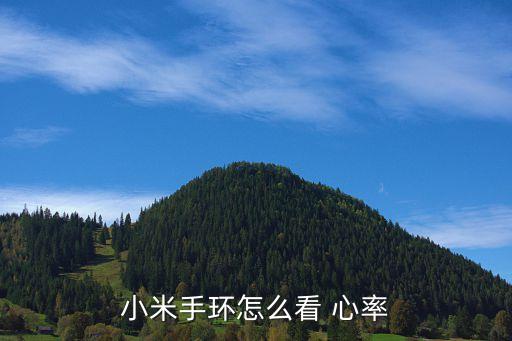小米手環(huán)怎么看 心率