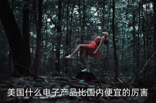 美國(guó)智能產(chǎn)品黑科技有哪些，美國(guó)什么電子產(chǎn)品比國(guó)內(nèi)便宜的厲害