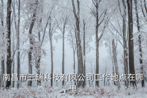 南昌市三瑞科技有限公司工作地點(diǎn)在哪里