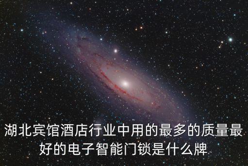 湖北賓館酒店行業(yè)中用的最多的質(zhì)量最好的電子智能門鎖是什么牌