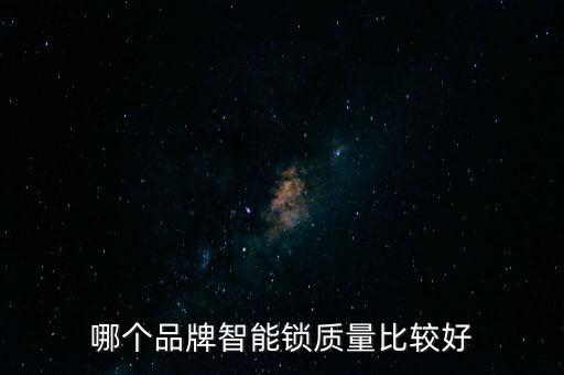 哪個(gè)品牌智能鎖質(zhì)量比較好