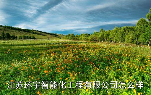江蘇環(huán)宇智能化工程有限公司怎么樣