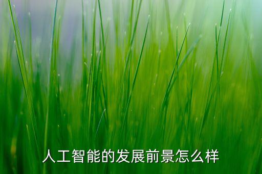 人工智能的發(fā)展前景怎么樣