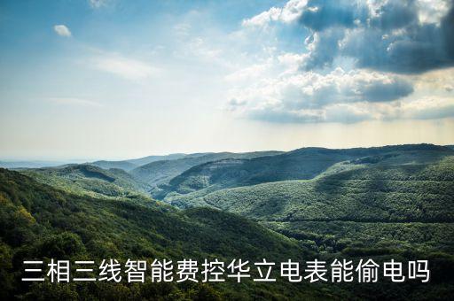 華立科技智能電表怎么樣，華立智能電能表里的兩個(gè)按鈕是干什么的