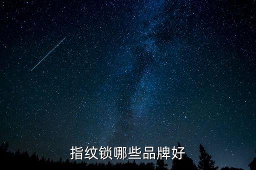 指紋鎖哪些品牌好