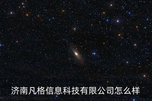 濟(jì)南凡格信息科技有限公司怎么樣